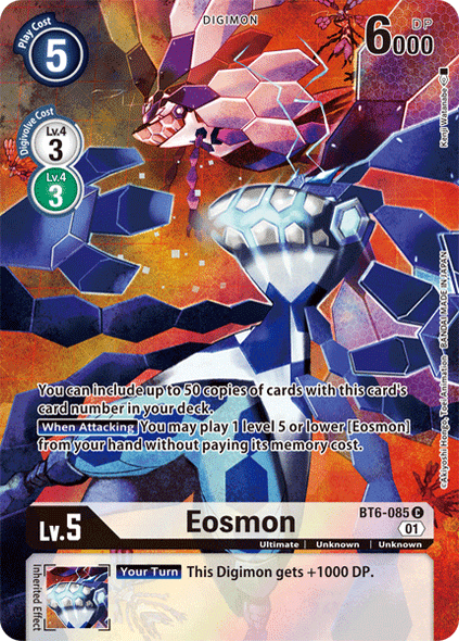 BT6-085: Eosmon (Campaign Rare)