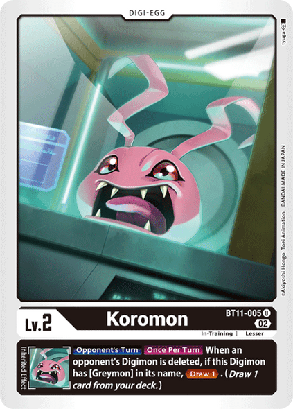 BT11-005: Koromon (Foil)