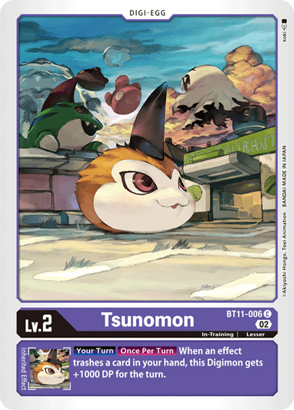 BT11-006: Tsunomon (Foil)