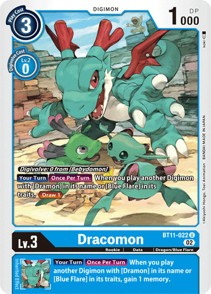 BT11-022: Dracomon (Foil)