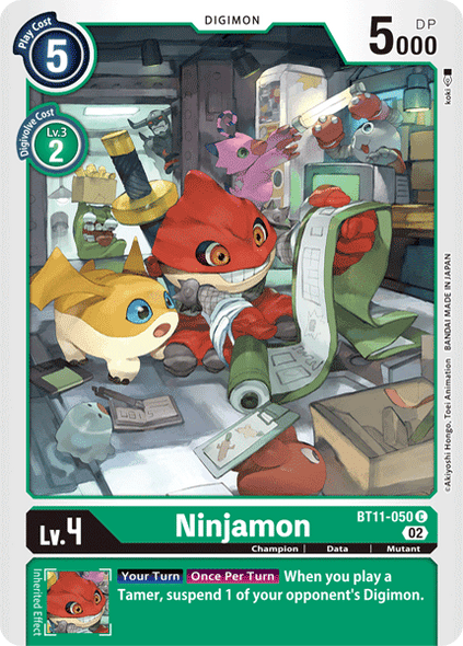 BT11-050: Ninjamon (Foil)