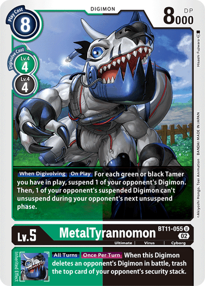 BT11-055: MetalTyrannomon (Foil)