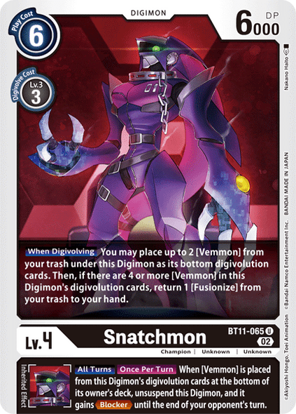 BT11-065: Snatchmon (Foil)