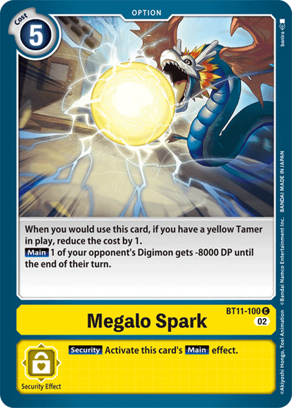 BT11-100: Megalo Spark (Foil)