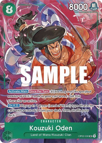 OP02-030: Kouzuki Oden (Alternate Art)