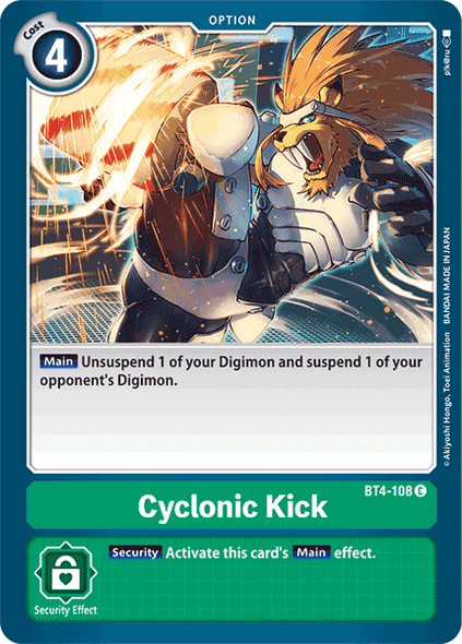 BT4-108: Cyclonic Kick