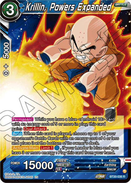 BT20-036: Krillin, Powers Expanded