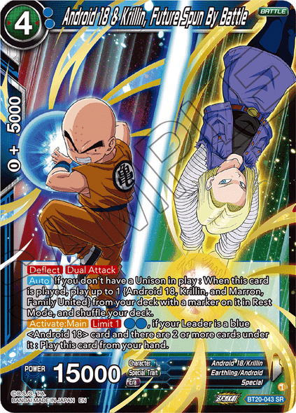 BT20-043: Android 18 & Krillin, Super-Powered Spouses