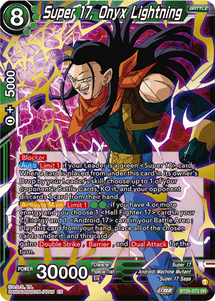 BT20-073: Super 17, Onyx Lightning