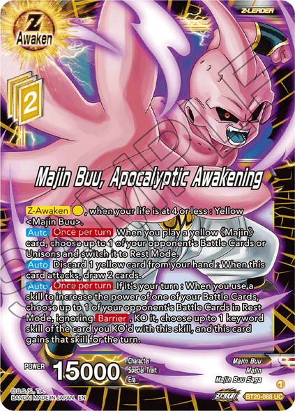 BT20-088: Majin Buu, Apocalyptic Awakening