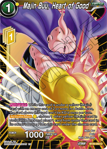 BT20-092: Majin Buu, Heart of Good