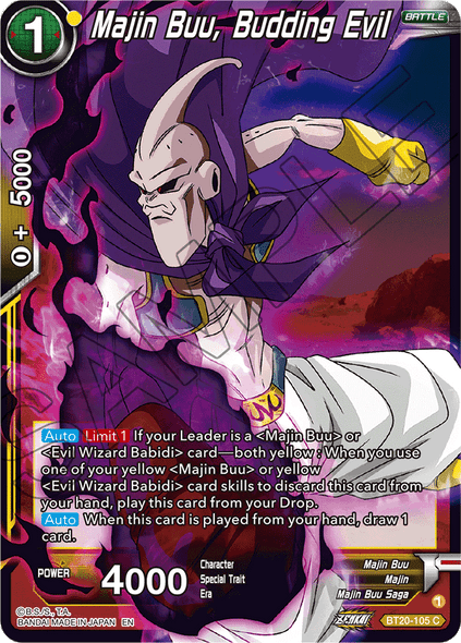 BT20-105: Majin Buu, Budding Evil