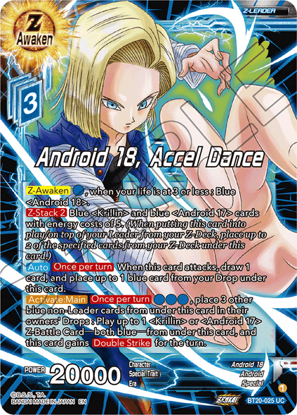 BT20-025: Android 18, Accel Dance (Foil)