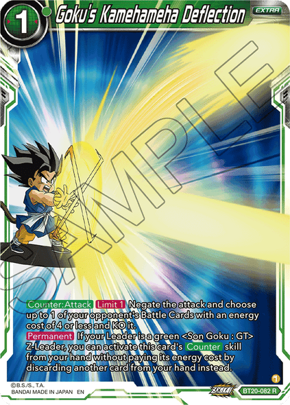 BT20-082: Goku's Kamehameha Deflection (Foil)