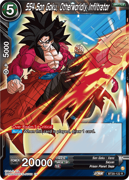 BT20-122: SS4 Son Goku, Otherworldly Infiltrator (Foil)