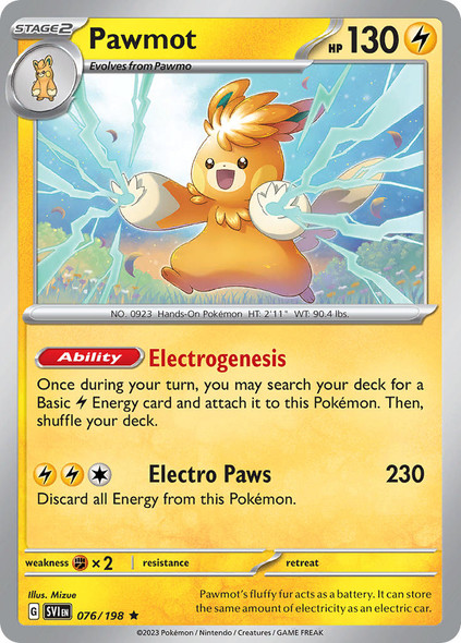 SV01-076/198: Pawmot (Holo)