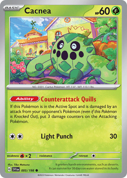 SV01-005/198: Cacnea (Reverse Holo)