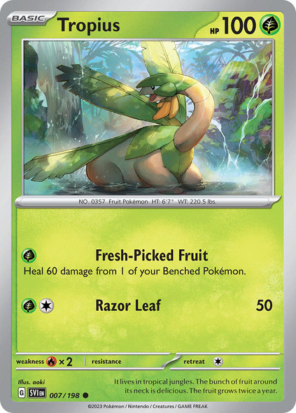 SV01-007/198: Tropius (Reverse Holo)