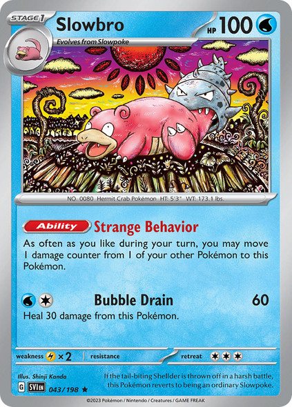 SV01-043/198: Slowbro (Reverse Holo)