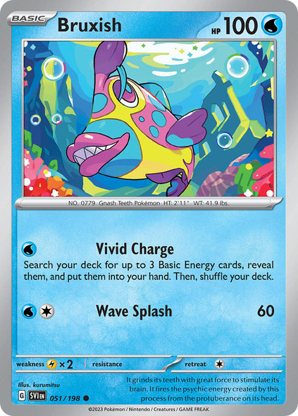 SV01-051/198: Bruxish (Reverse Holo)