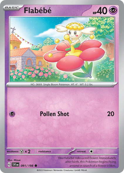 SV01-091/198: Flabebe (Reverse Holo)