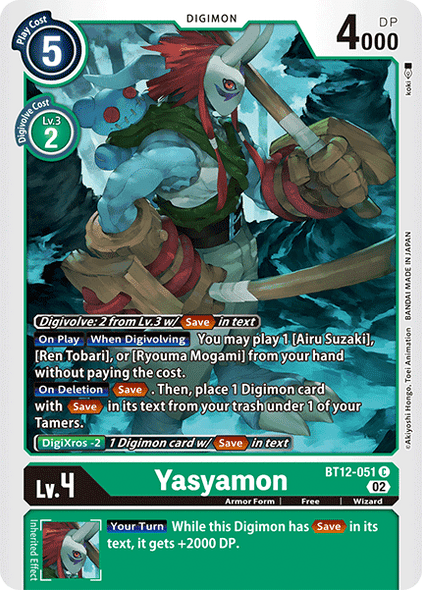 BT12-051: Yasyamon