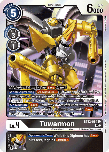 BT12-064: Tuwarmon (Box Topper)