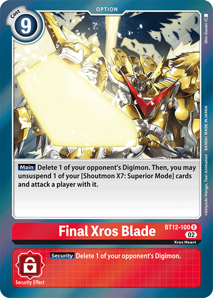 BT12-100: Final Xros Blade