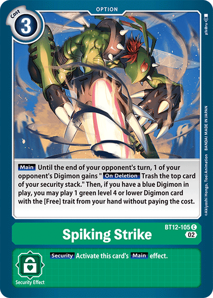 BT12-105: Spiking Strike