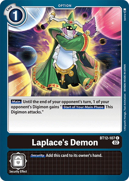 BT12-107: Laplace's Demon