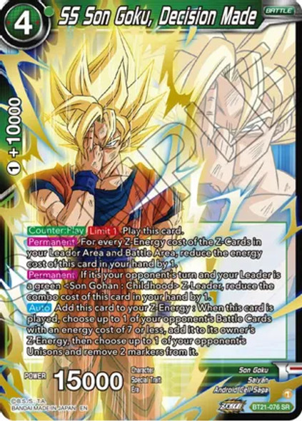 BT21-076: SS Son Goku, Decision Made