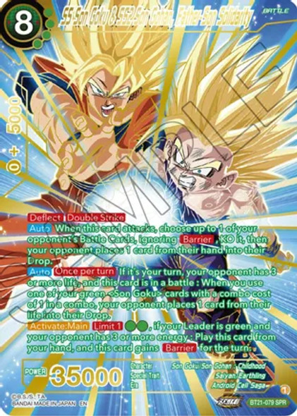 BT21-079: SS Son Goku & SS2 Son Gohan, Father-Son Solidarity (SPR)