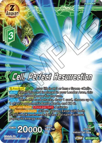 BT21-070: Cell, Perfect Resurrection (Foil)