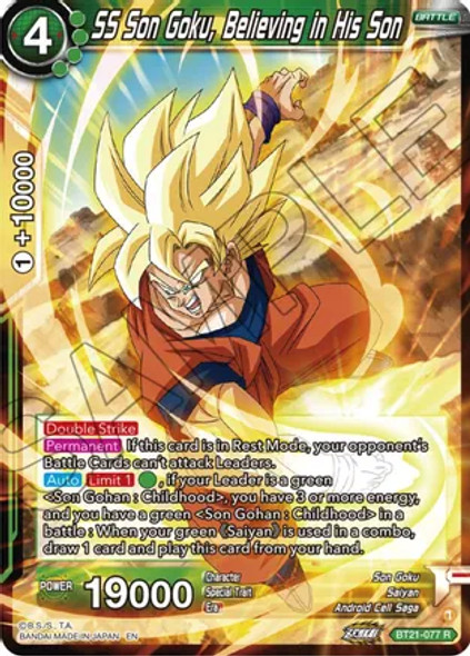 BT21-077: SS Son Goku, Believing in His Son (Foil)