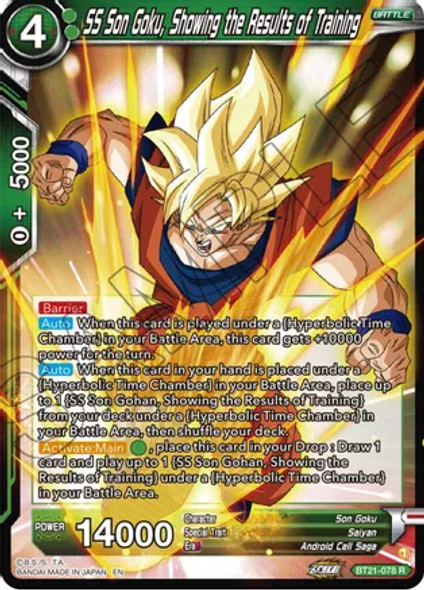 BT21-078: SS Son Goku, Showing the Results of Training (Foil)