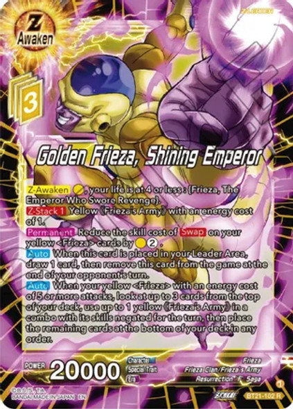 BT21-102: Golden Frieza, Shining Emperor (Foil)