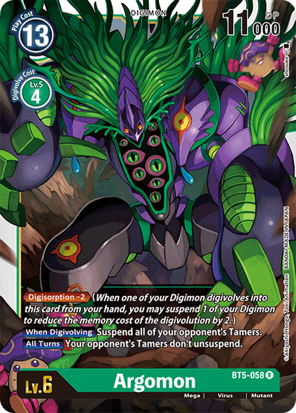 BT5-058: Argomon