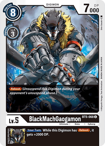 BT5-068: BlackMachGaogamon
