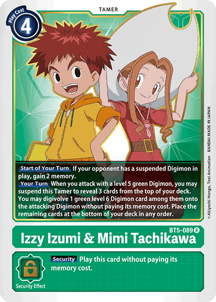 BT5-089: Izzy Izumi & Mimi Tachikawa