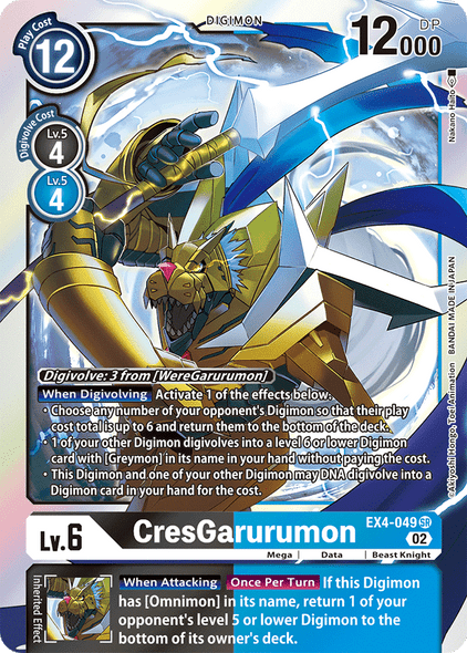 EX4-049: CresGarurumon