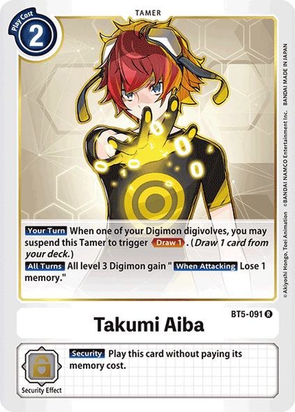 BT5-091: Takumi Aiba