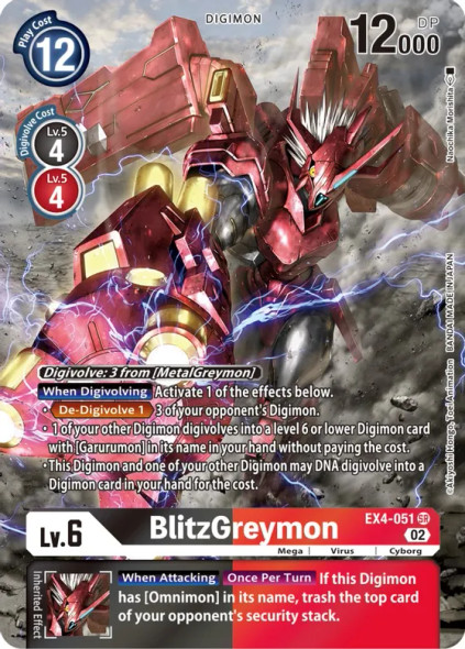 EX4-051: BlitzGreymon (Alternate Art)