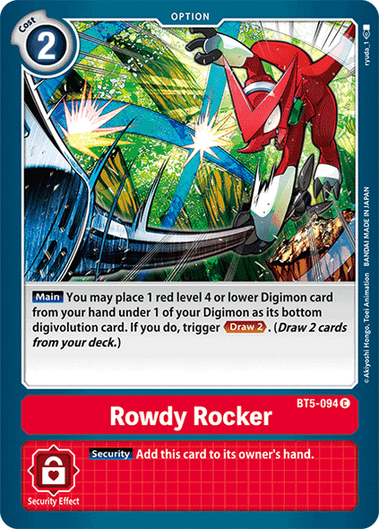 BT5-094: Rowdy Rocker