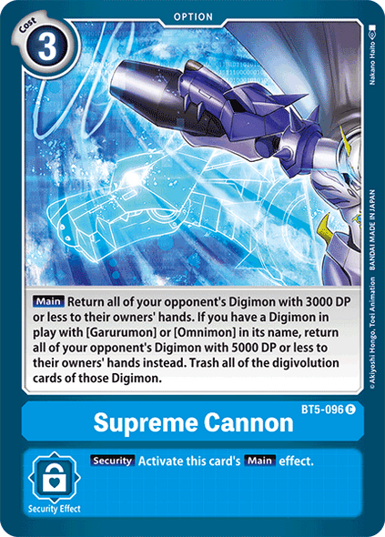 BT5-096: Supreme Cannon