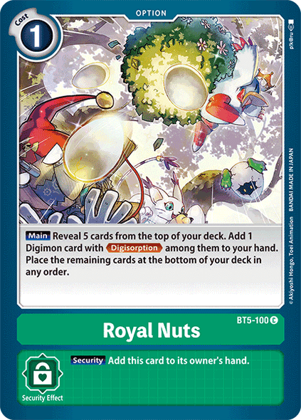 BT5-100: Royal Nuts