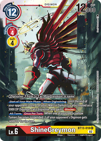 BT13-018: ShineGreymon