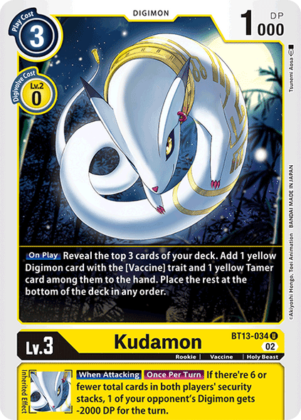 BT13-034: Kudamon