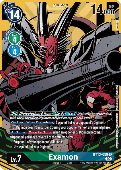 BT13-059: Examon (Alternate Art)