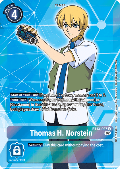 BT13-097: Thomas H. Norstein (Box Topper)