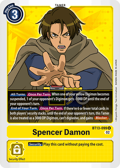BT13-099: Spencer Damon